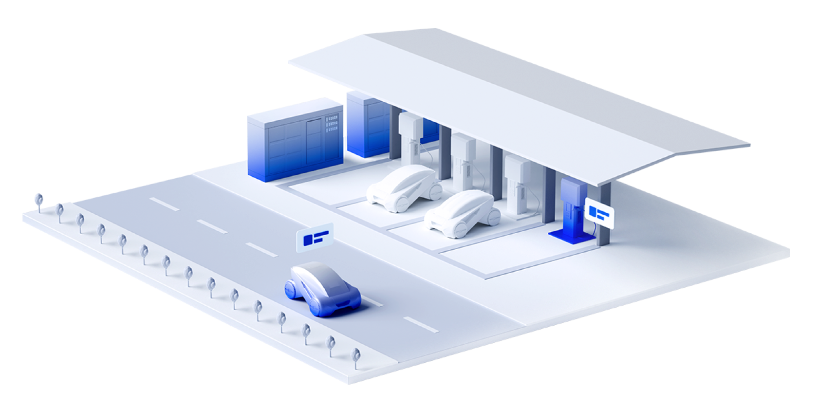 Energy storage solutions for charging stations